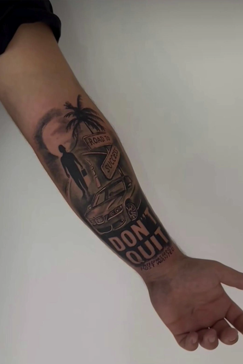 Portofoliu tatuaj antebrat salon de tatuaje Pantera Tattoo Bucuresti Sector 3